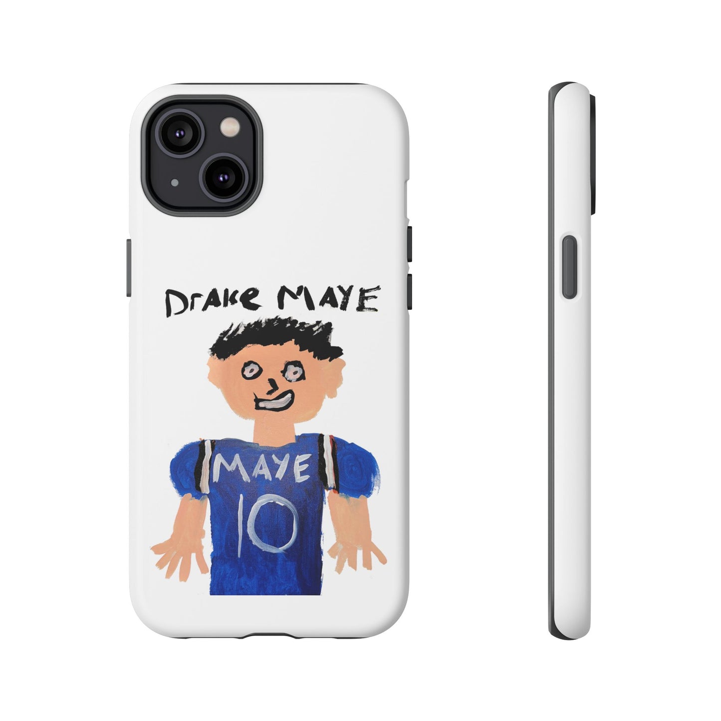 Drake Maye Painting Phone Case