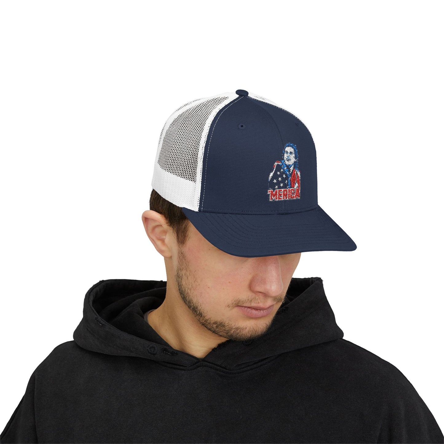 'Merica Hockey Champions Trucker Snapback Hat