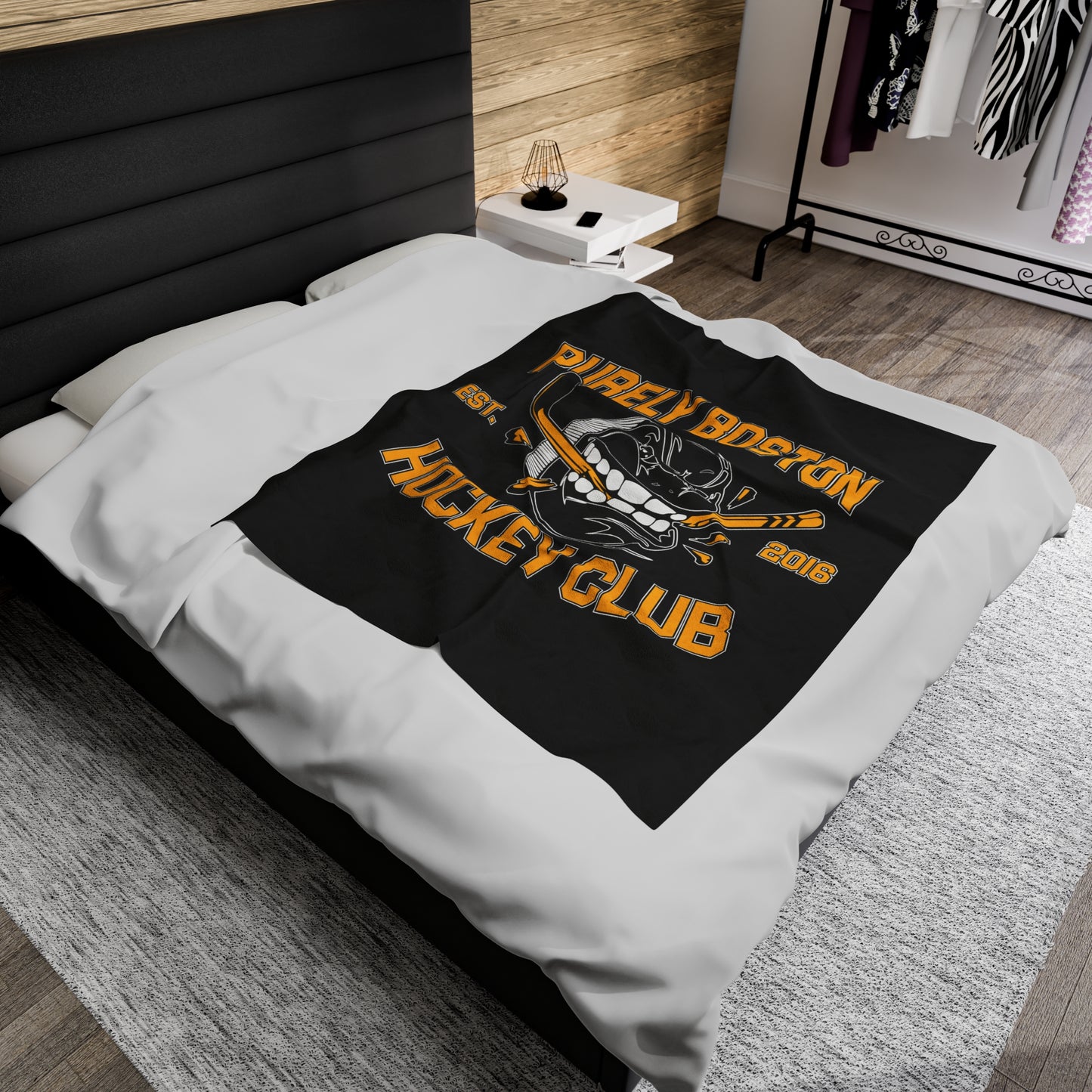 Purely Boston Hockey Club Blanket