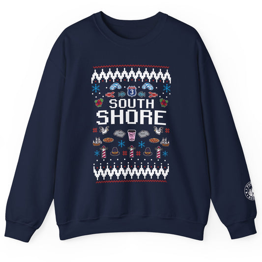 South Shore Navy Ugly Sweater