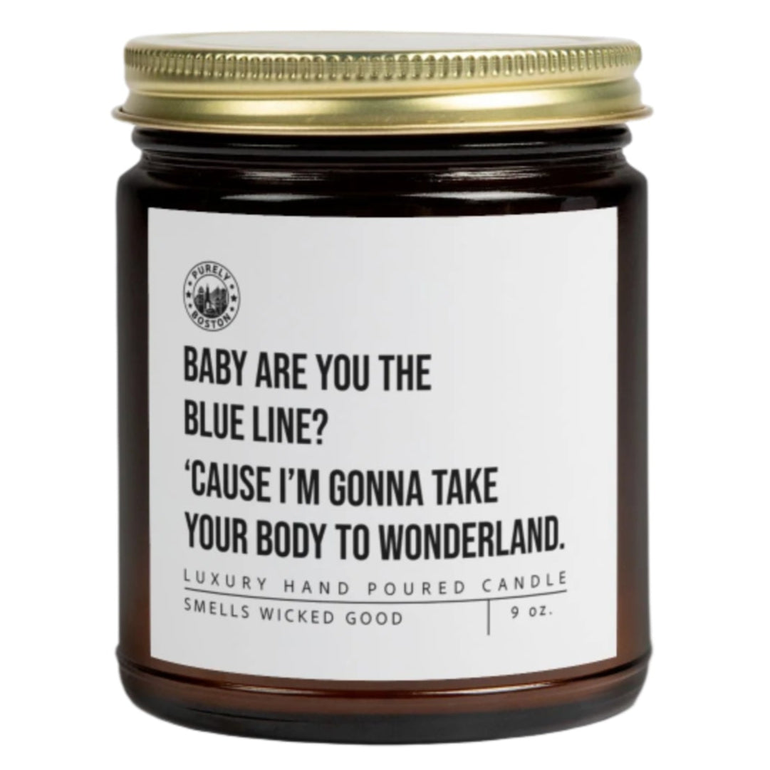 Baby Are You The Blue Line Candle