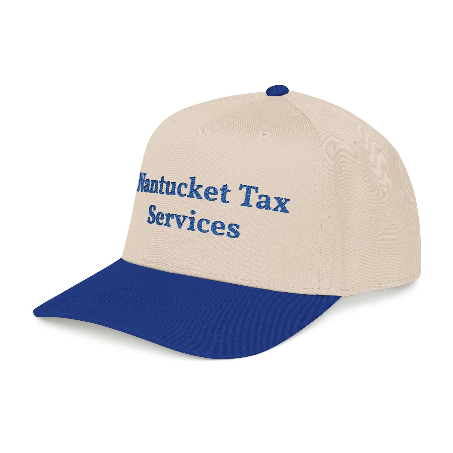 Nantucket Tax Services Natural/Royal Snapback Hat