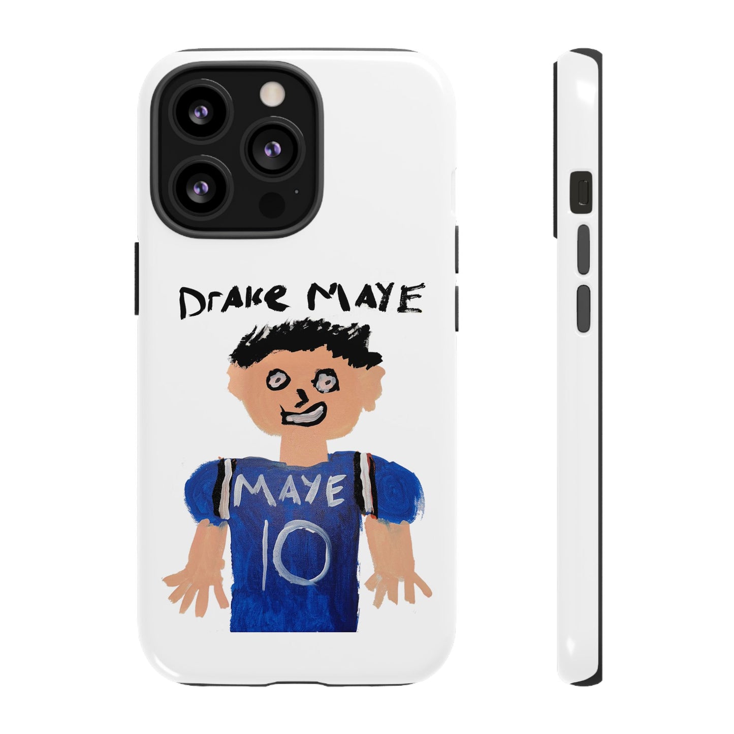 Drake Maye Painting Phone Case