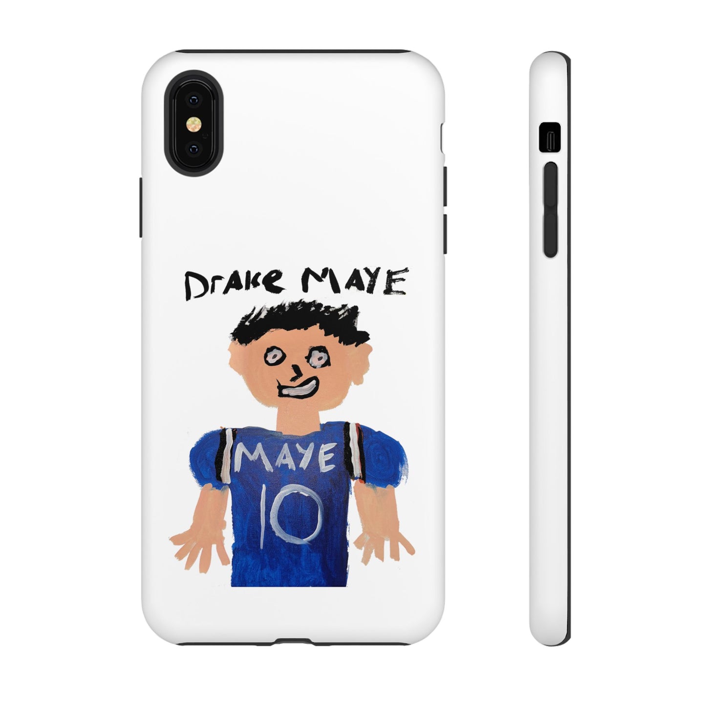 Drake Maye Painting Phone Case