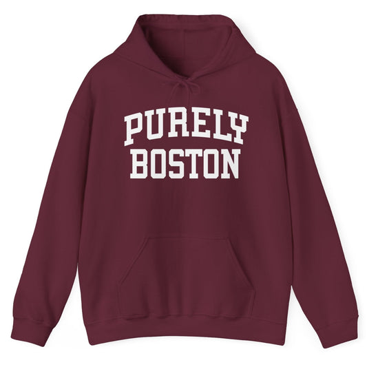 Purely Boston Classic Maroon Hoodie