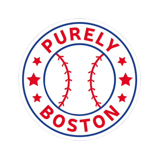 Purely Boston Baseball Logo Sticker