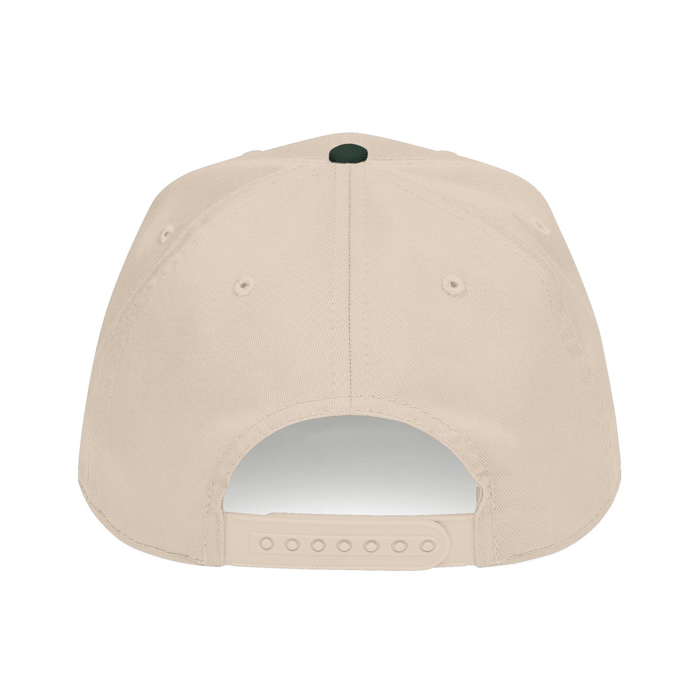 I’m Mean Because I Grew Up In New England Natural/Dark Green Snapback Hat