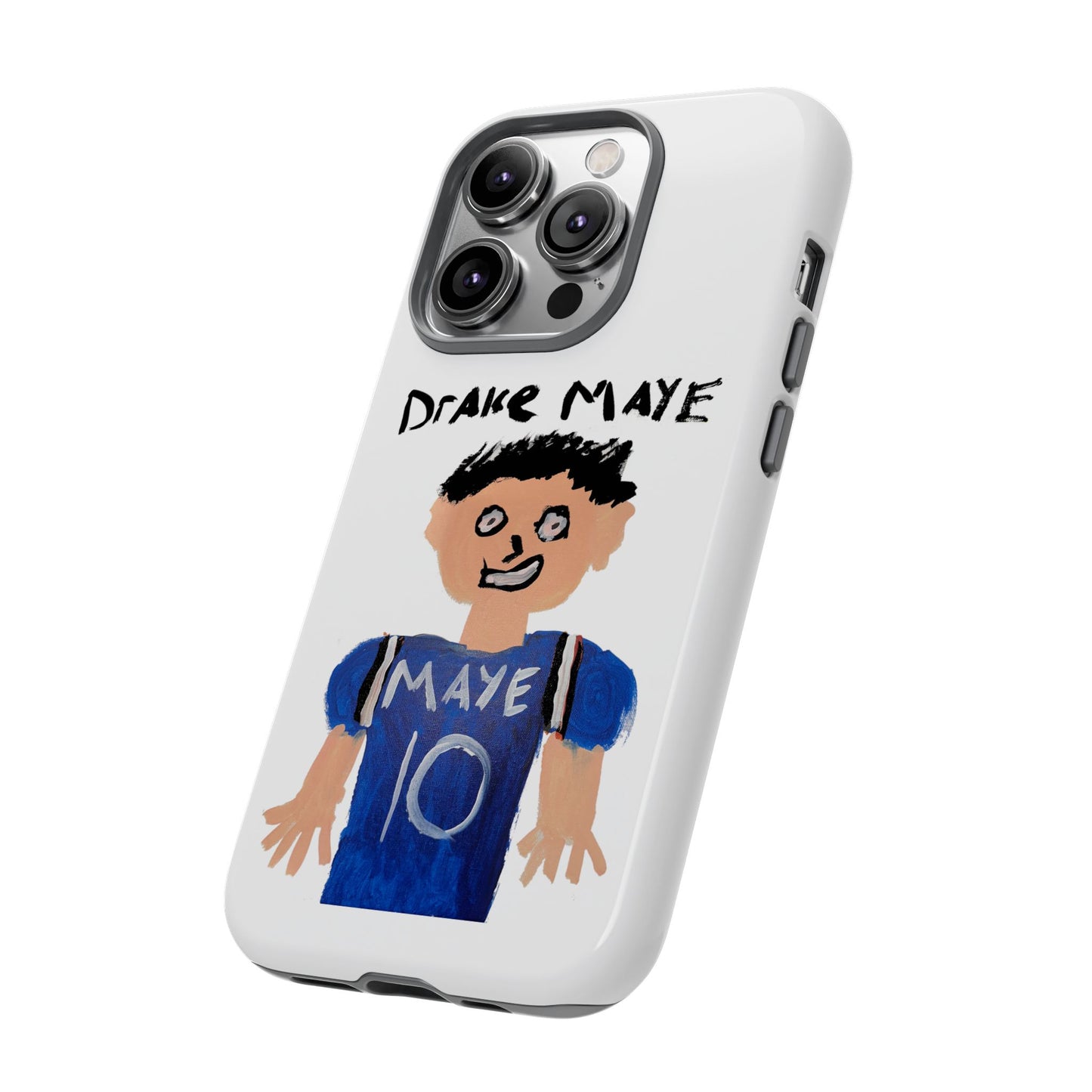 Drake Maye Painting Phone Case
