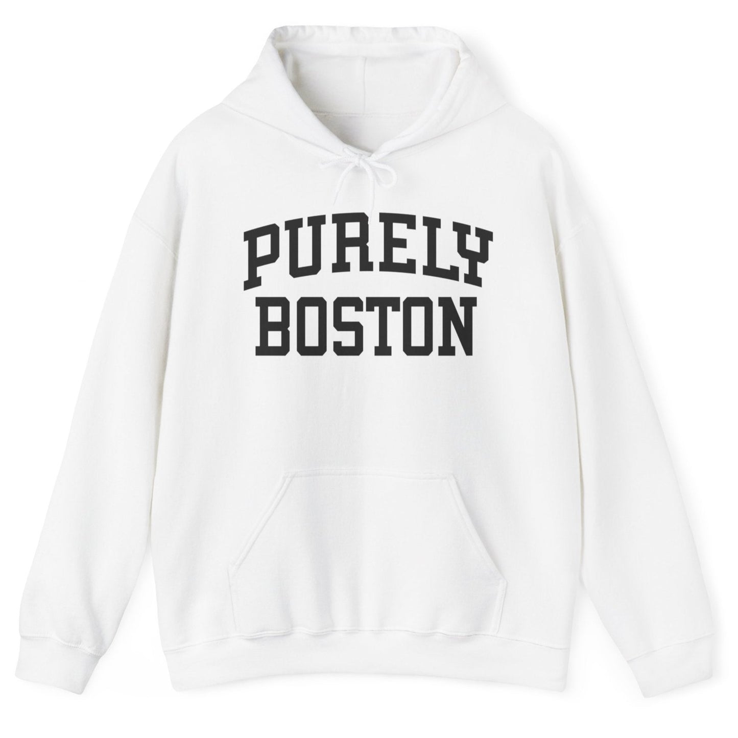 Purely Boston Classic White Hoodie