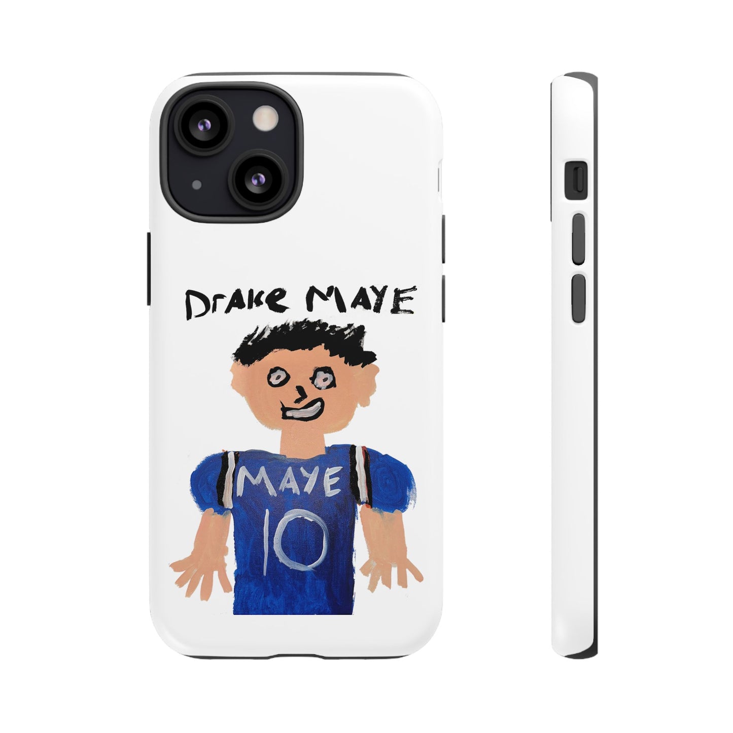 Drake Maye Painting Phone Case