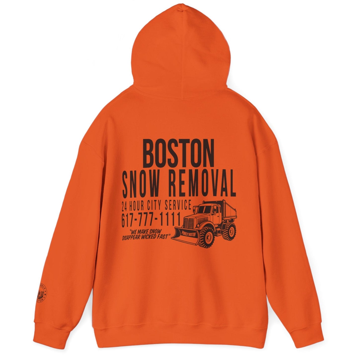 Boston Snow Removal Hoodie