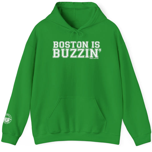 Boston Is Buzzin Irish Green Hoodie