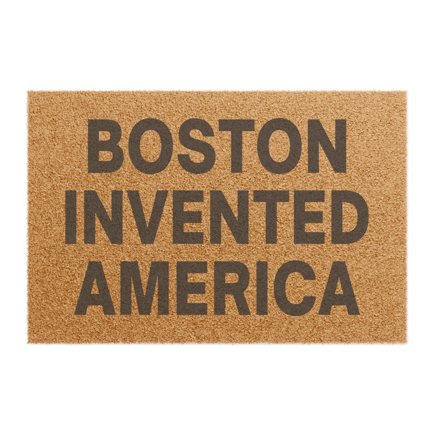 Boston Invented America Doormat