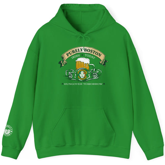 Irish Today Hungover Tomorrow Hoodie