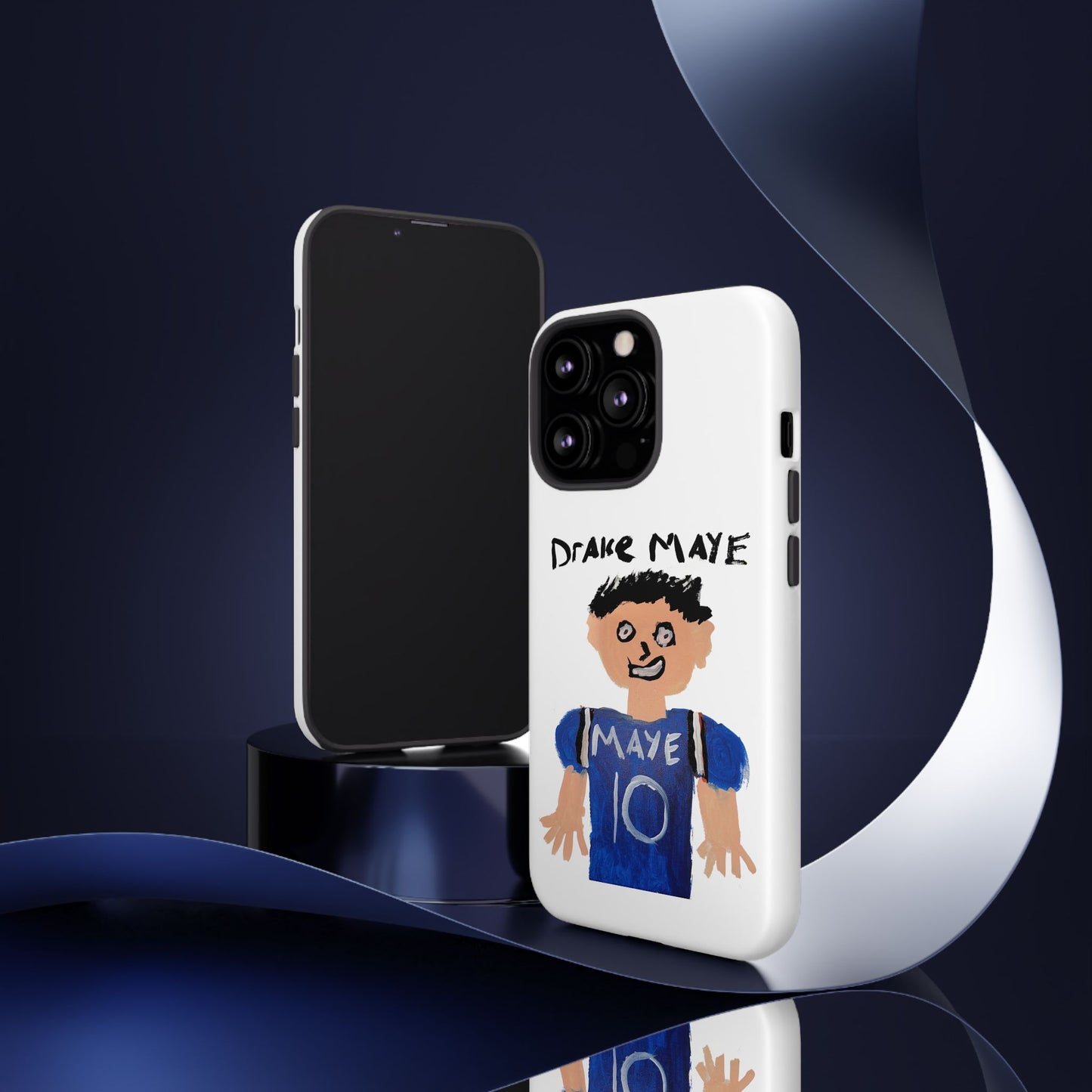 Drake Maye Painting Phone Case