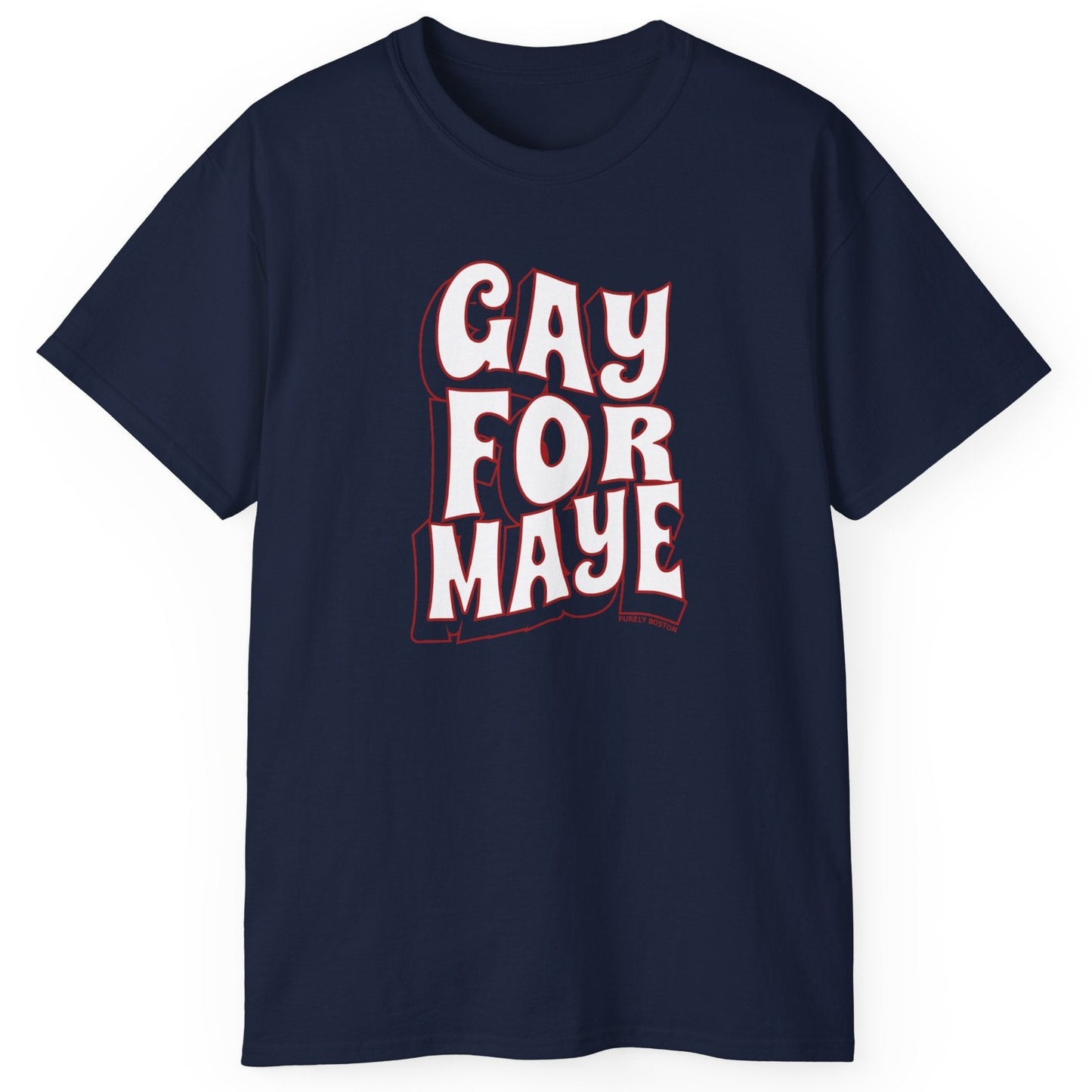 Gay For Maye Navy T-Shirt