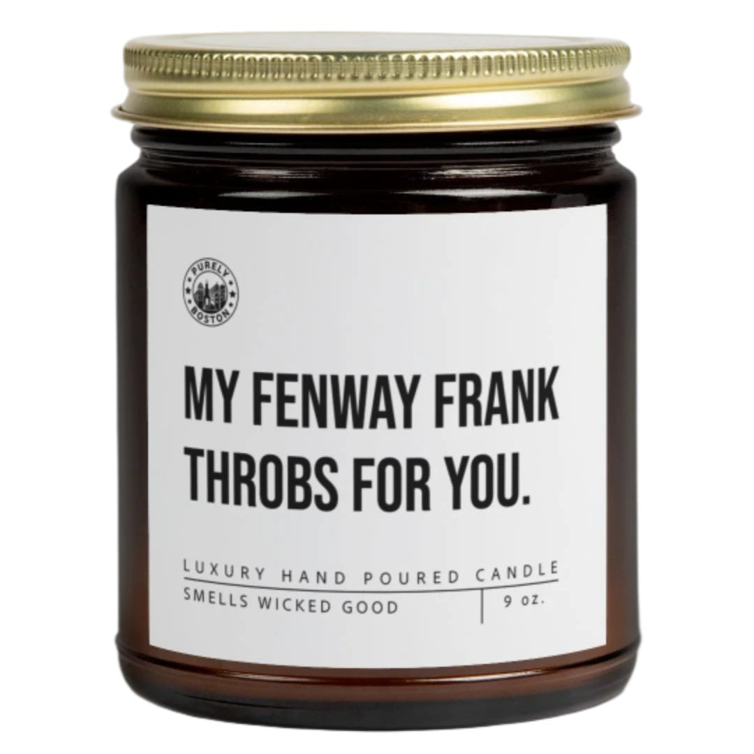 My Fenway Frank Throbs For You Candle