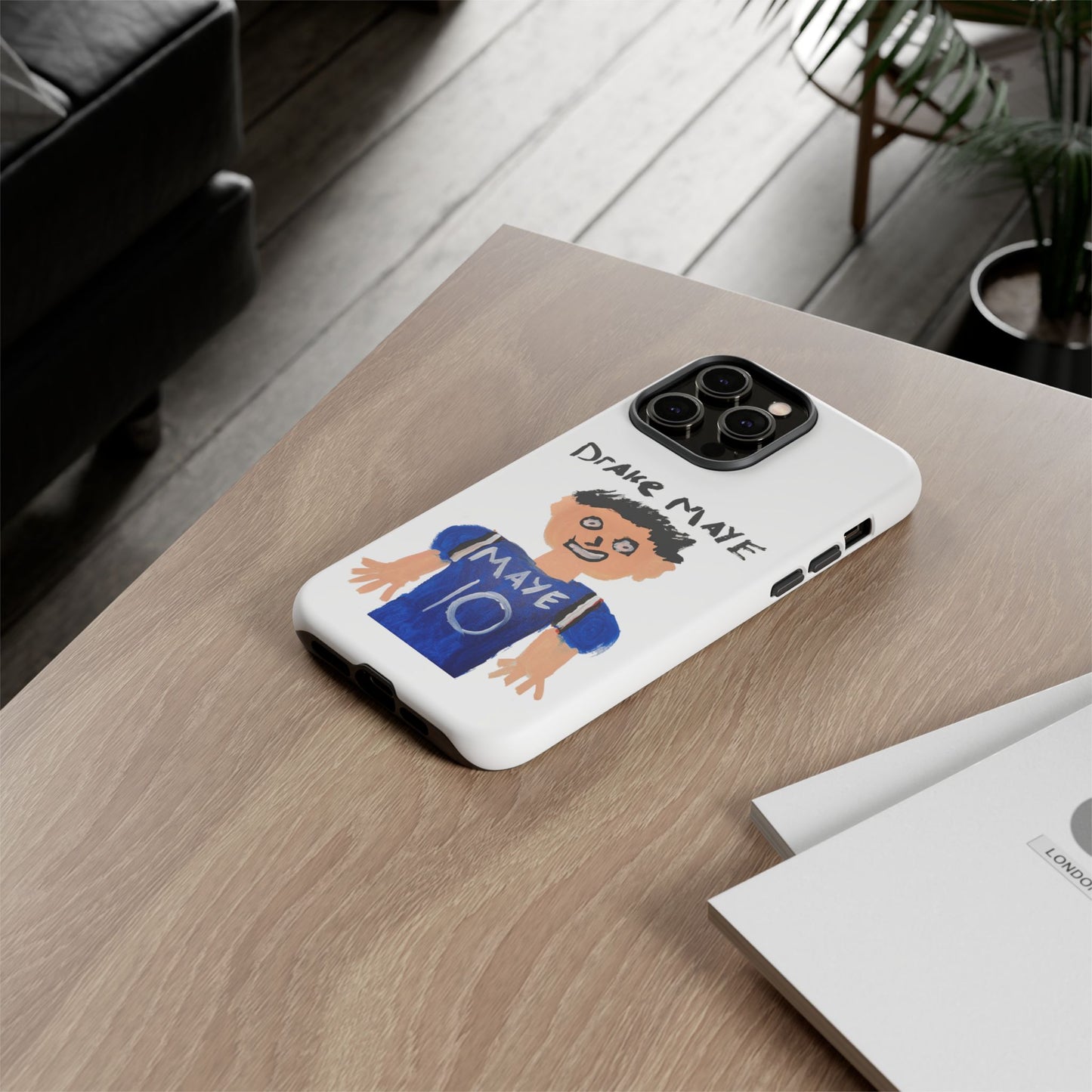 Drake Maye Painting Phone Case