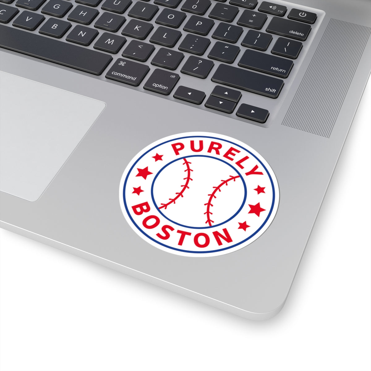 Purely Boston Baseball Logo Sticker