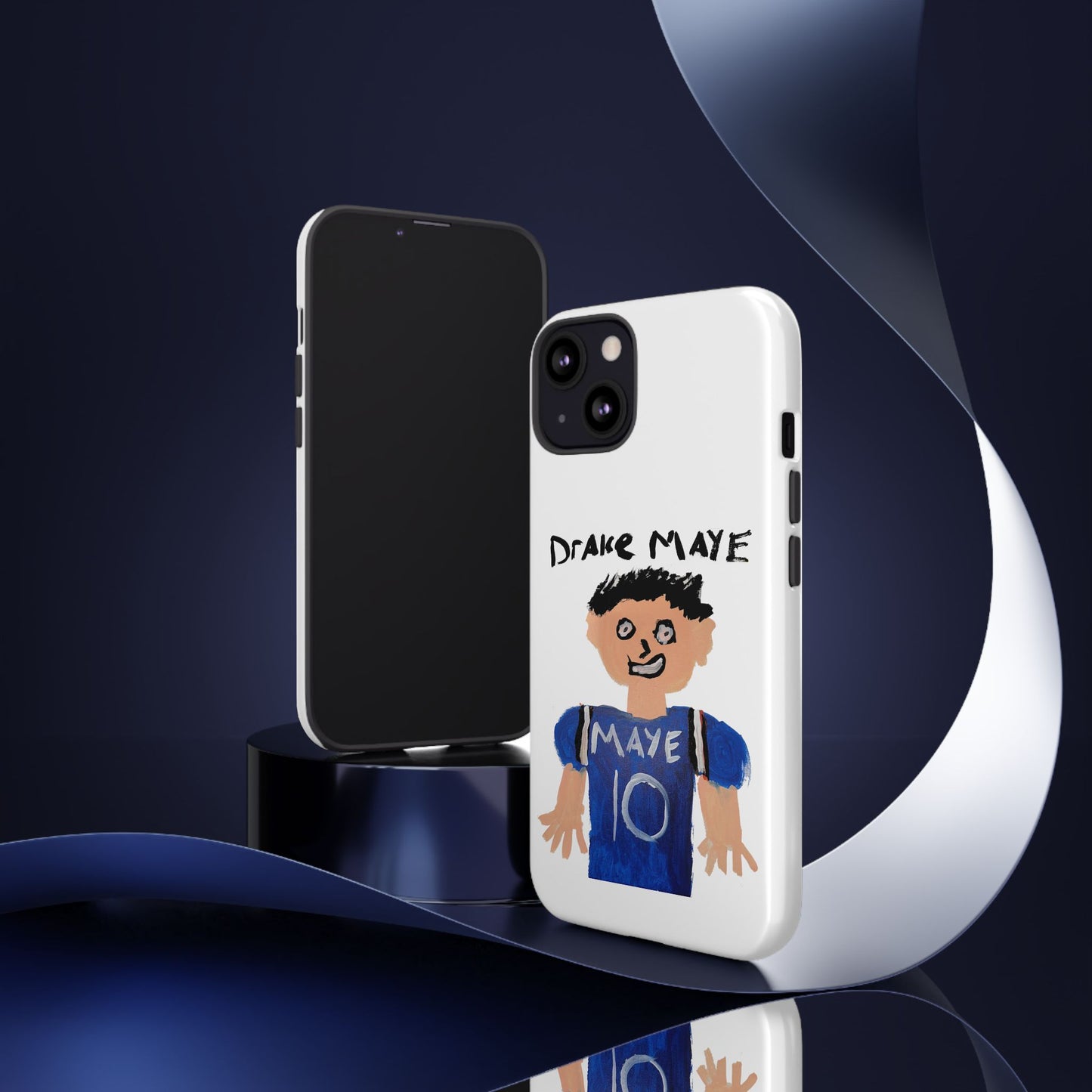 Drake Maye Painting Phone Case