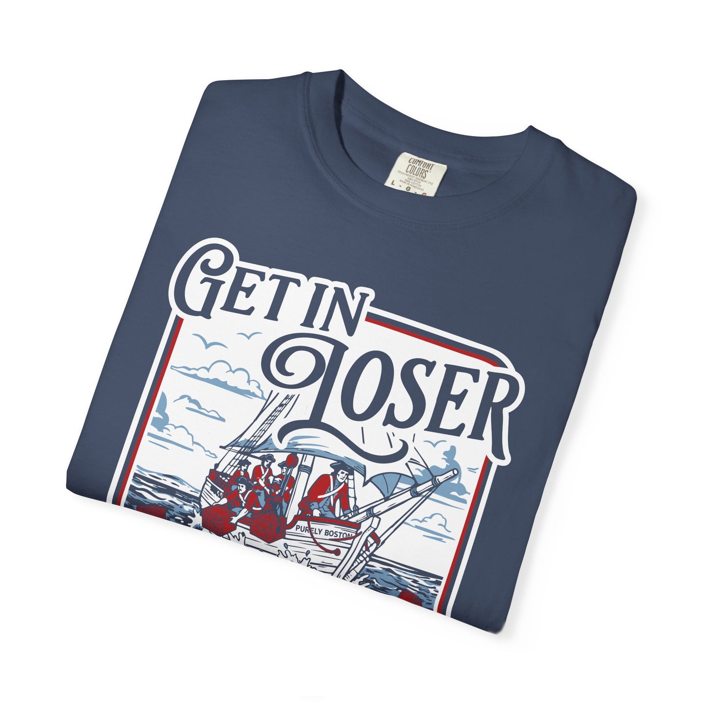 We're Going To Dump Tea Midnight Blue T-Shirt