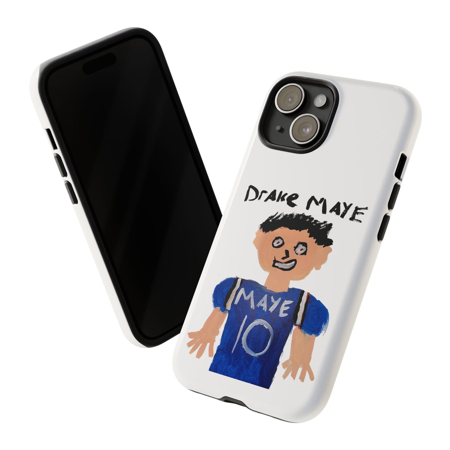 Drake Maye Painting Phone Case