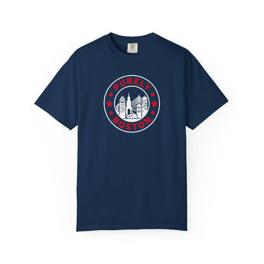 Purely Boston Logo Navy T-Shirt