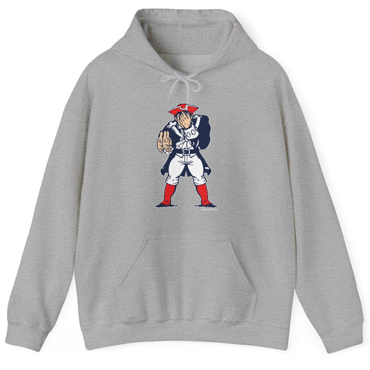 Pats Victory Hand Grey Hoodie