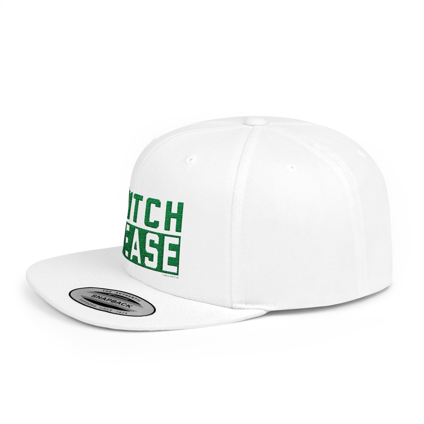 Pritch Please White Snapback Hat