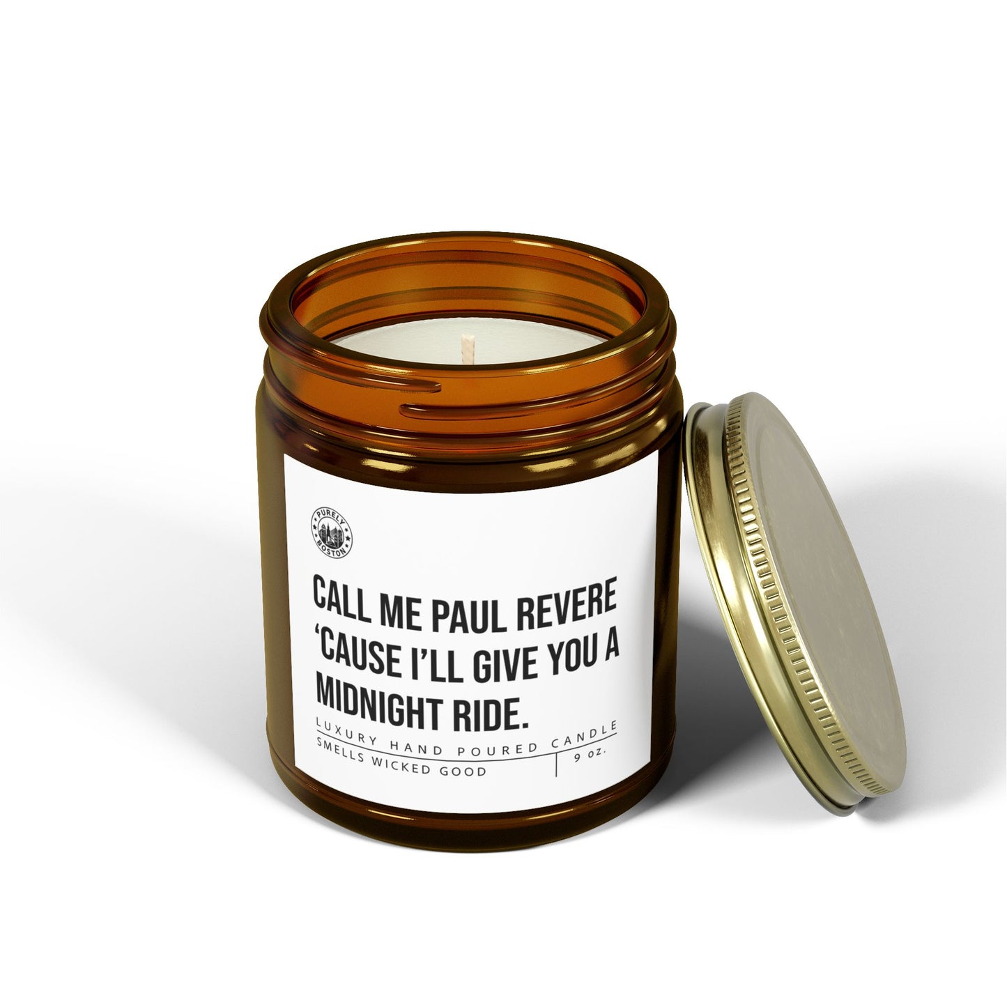 Call Me Paul Revere Midnight Ride Candle