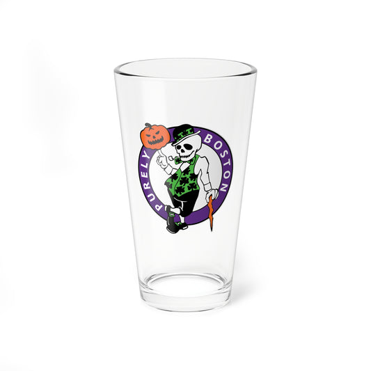 Purely Boston Haunted Hoops Pint Glass