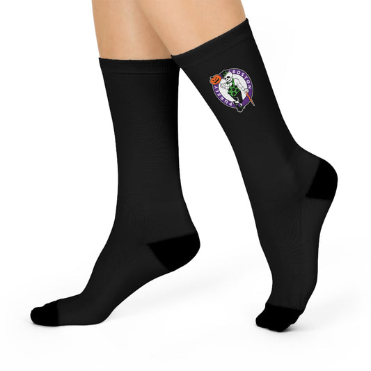 Purely Boston Haunted Hoops Crew Socks
