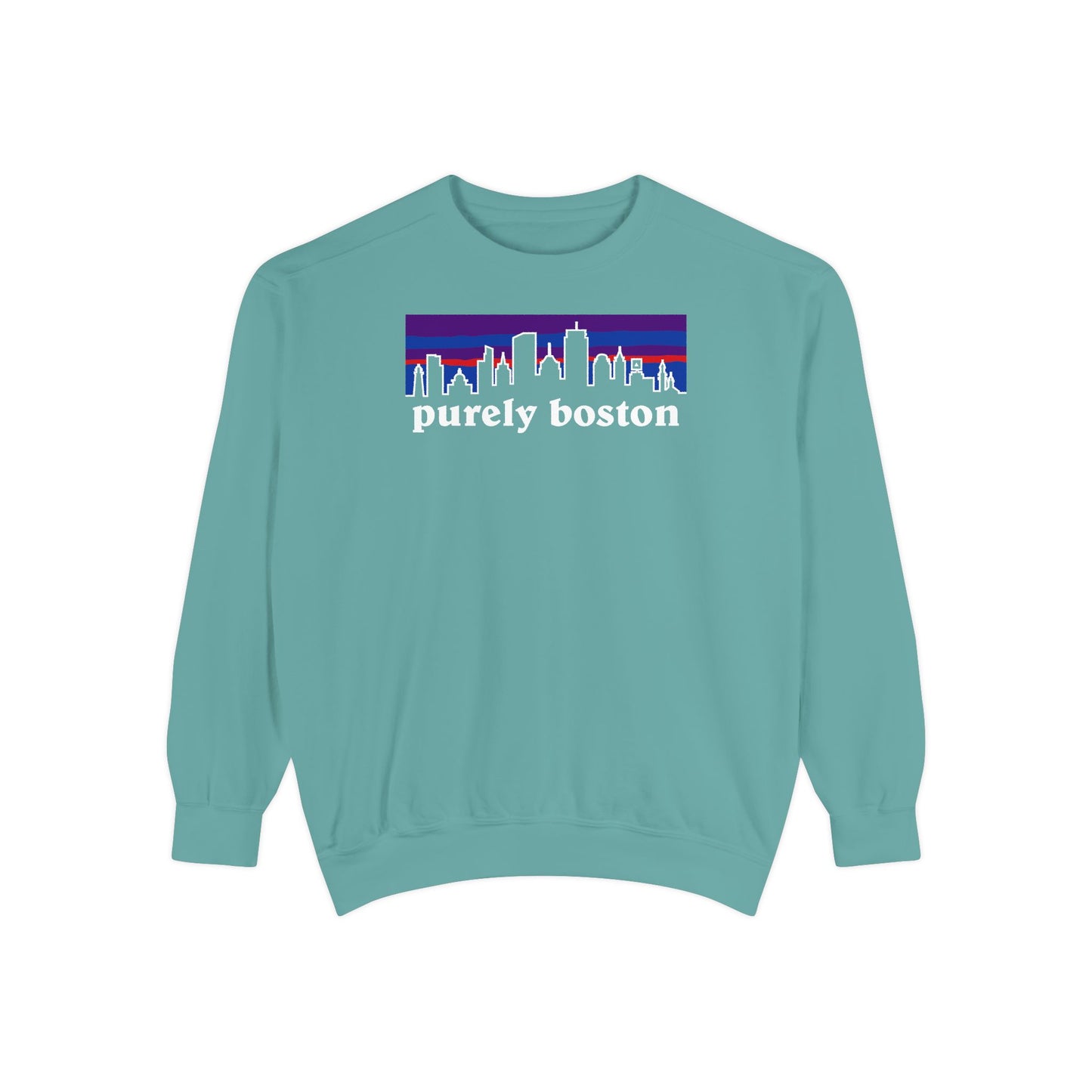 Purely Boston Expedition Seafoam Crewneck
