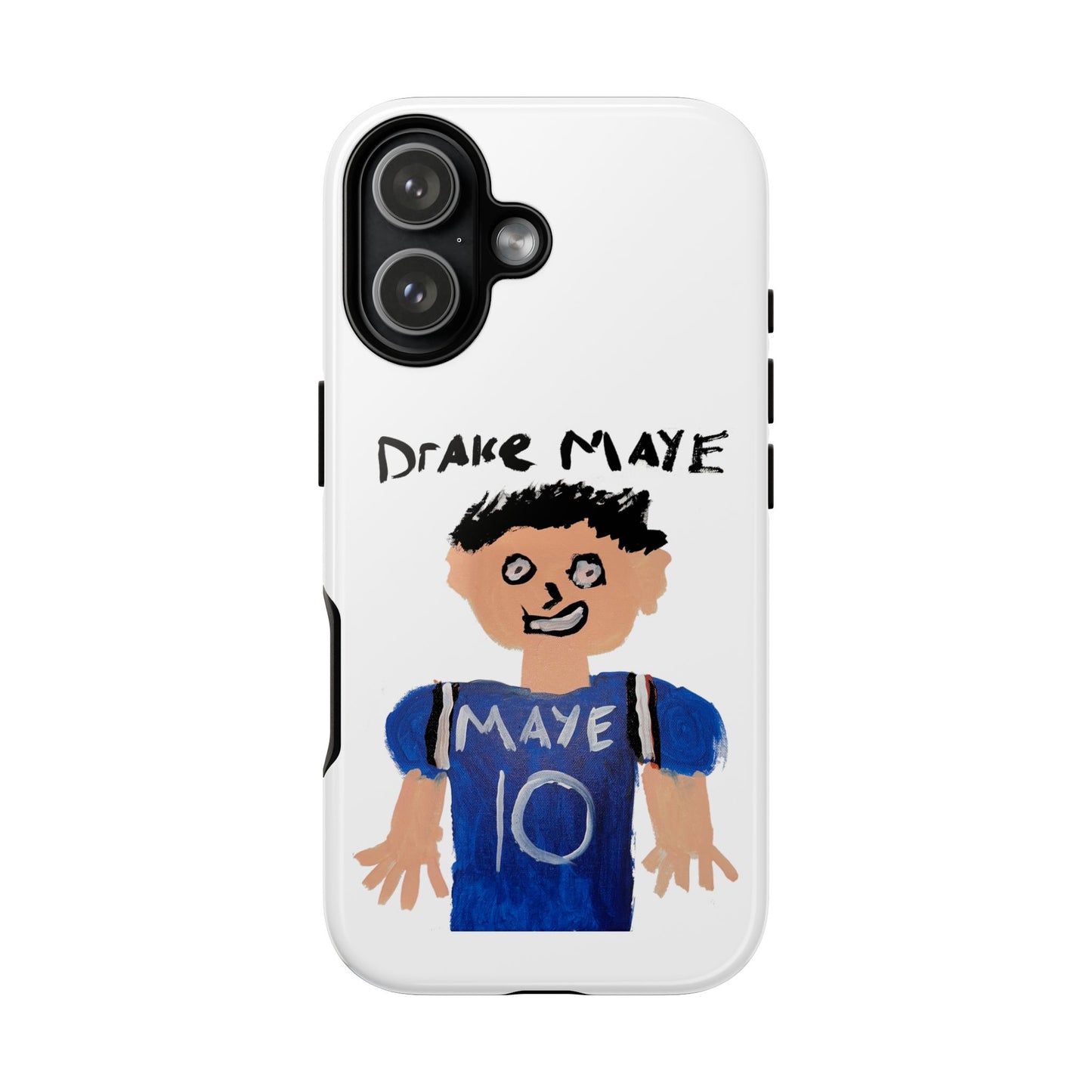 Drake Maye Painting Phone Case