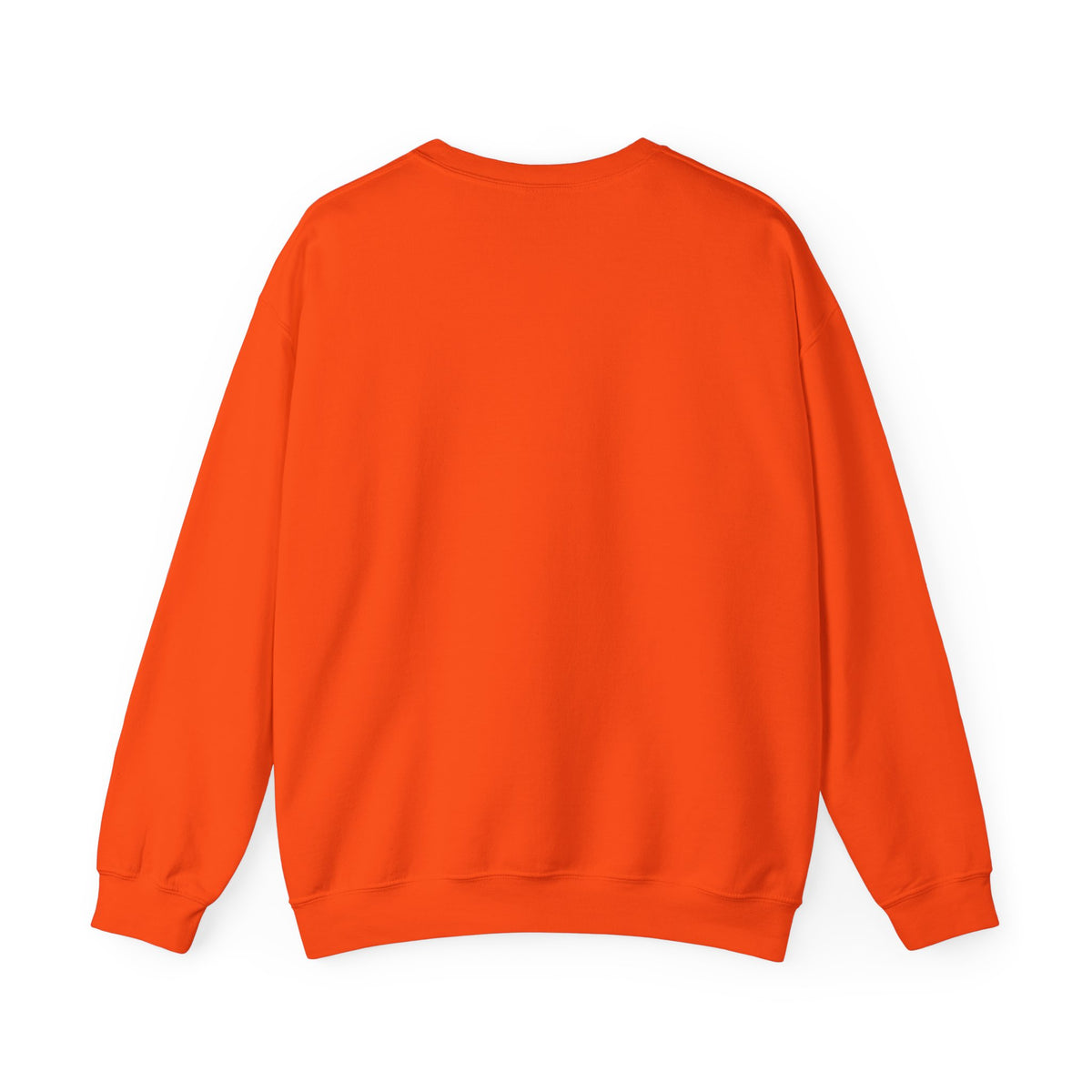 Retro Black Cat Pumpkin Orange Crewneck Sweatshirt