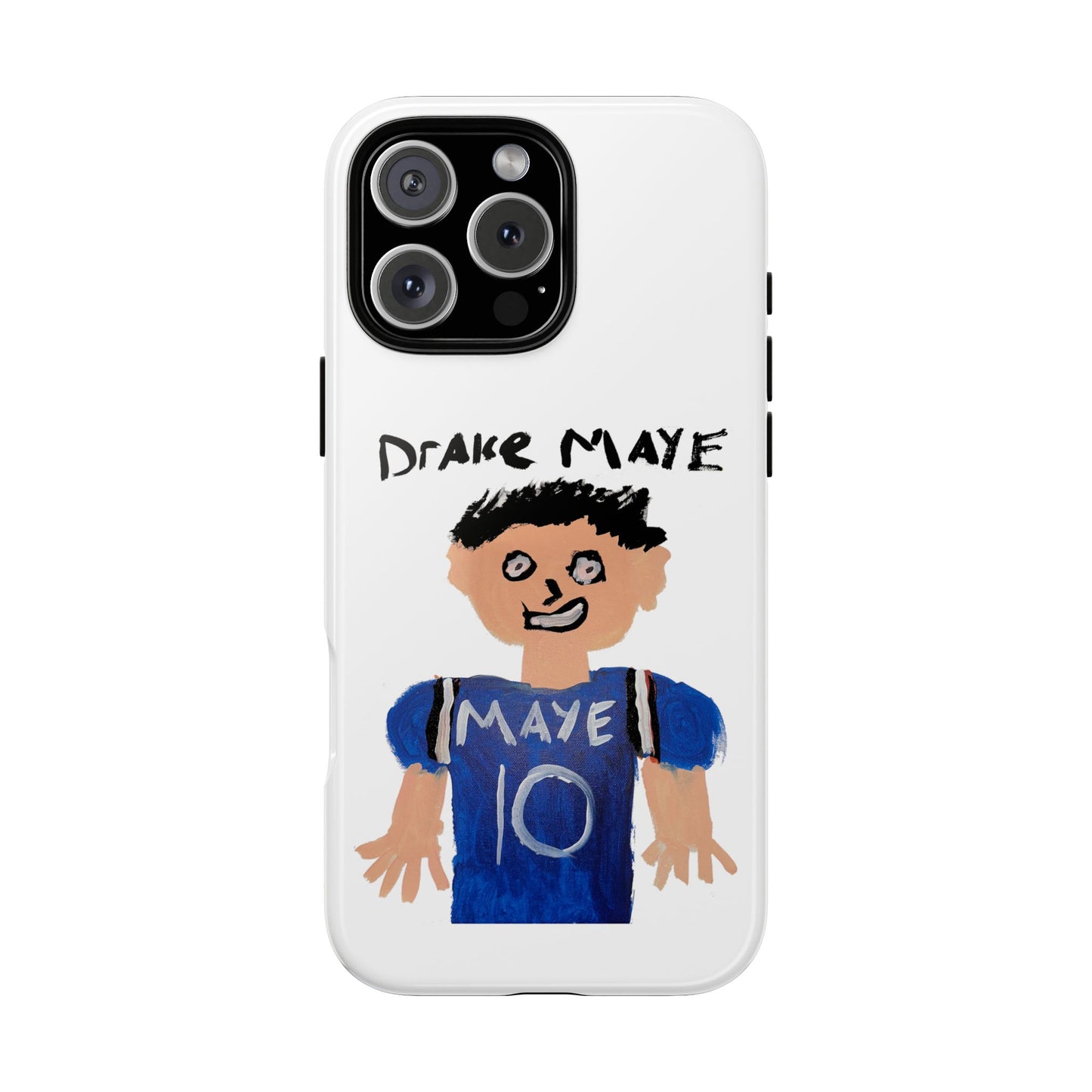 Drake Maye Painting Phone Case