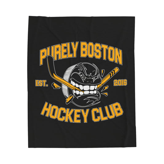 Purely Boston Hockey Club Blanket