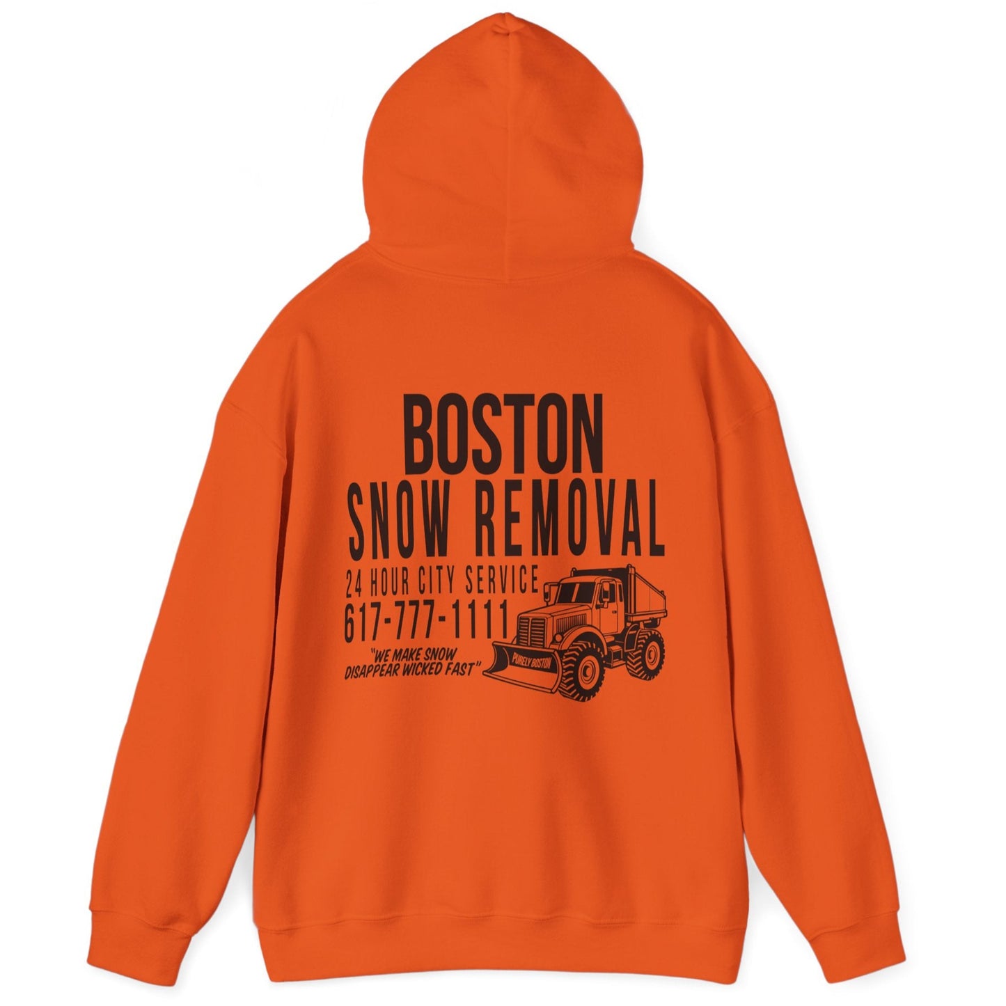 Boston Snow Removal Hoodie