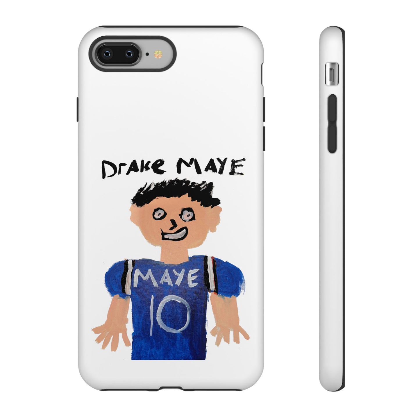 Drake Maye Painting Phone Case