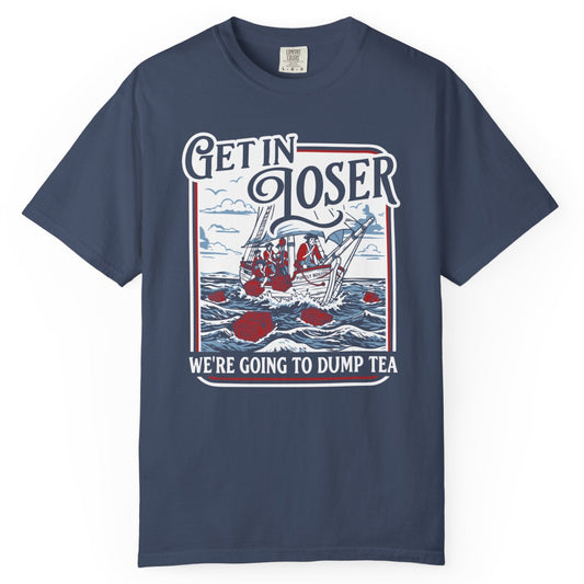 We're Going To Dump Tea Midnight Blue T-Shirt