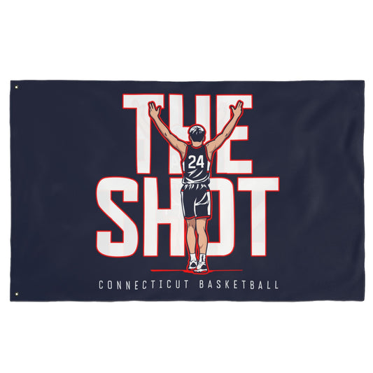 "The Shot" Connecticut Basketball Flag