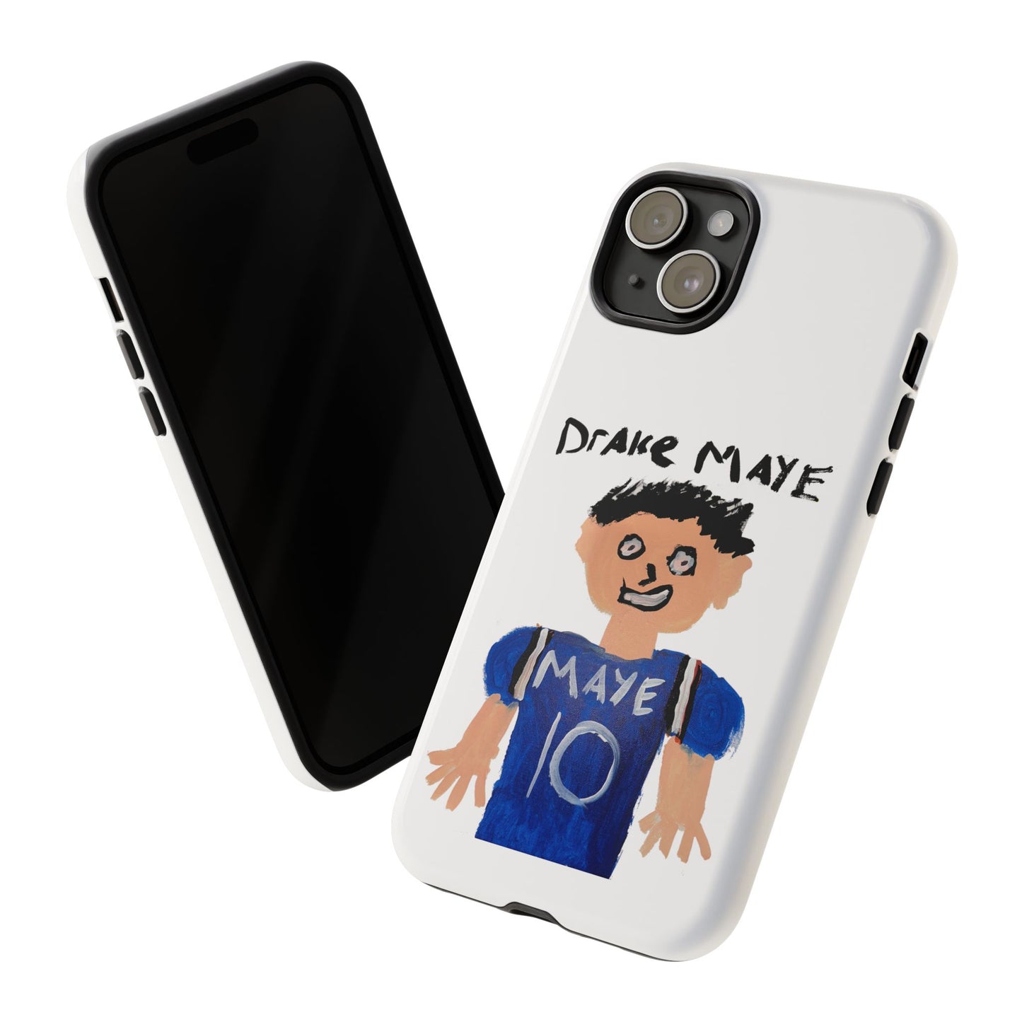 Drake Maye Painting Phone Case