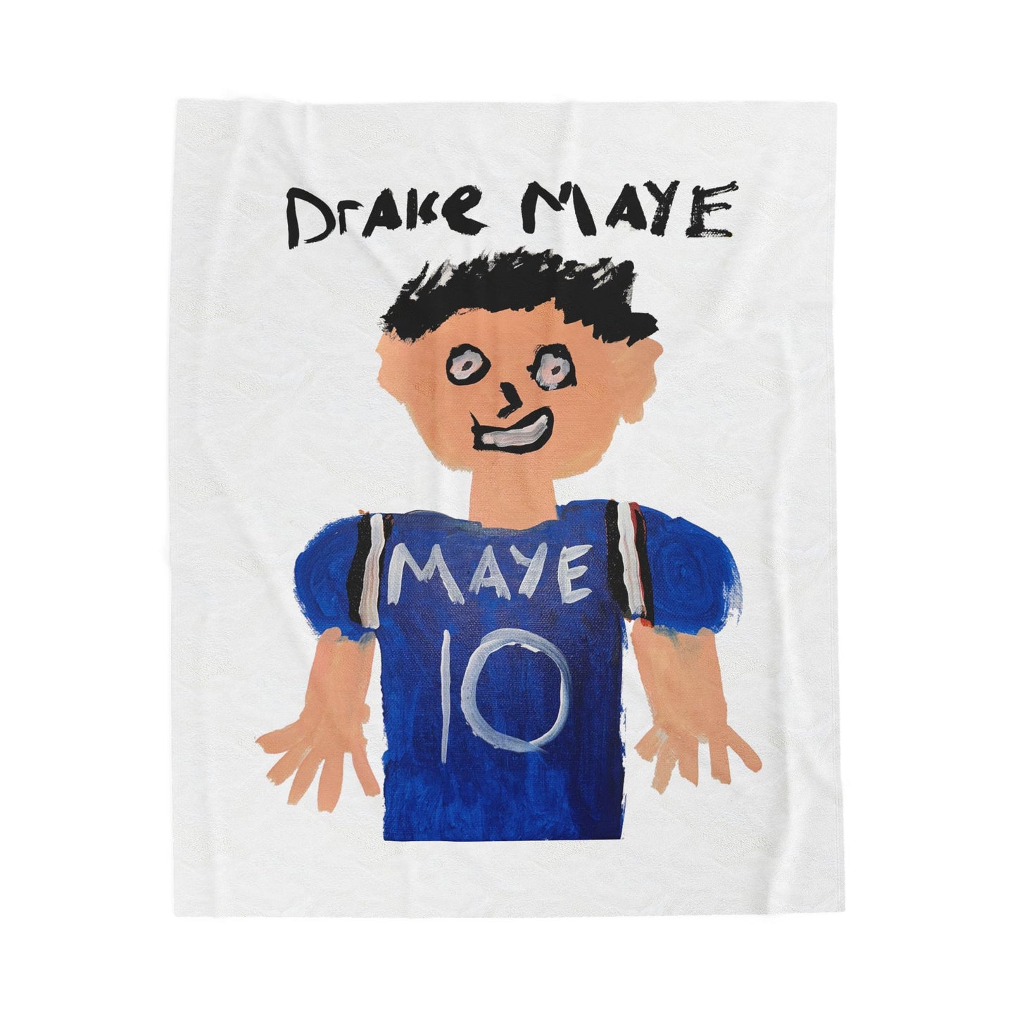 Drake Maye Painting Blanket