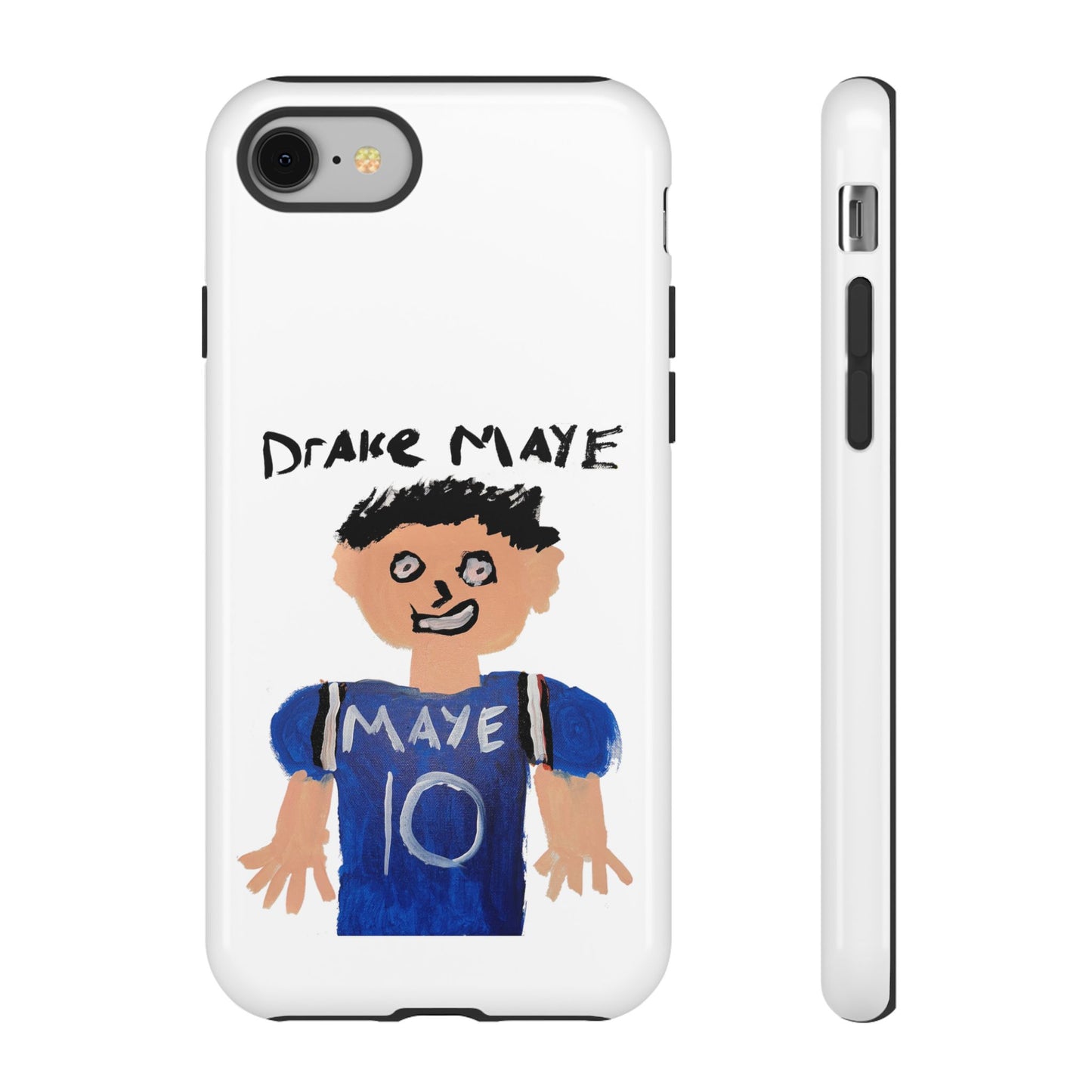 Drake Maye Painting Phone Case
