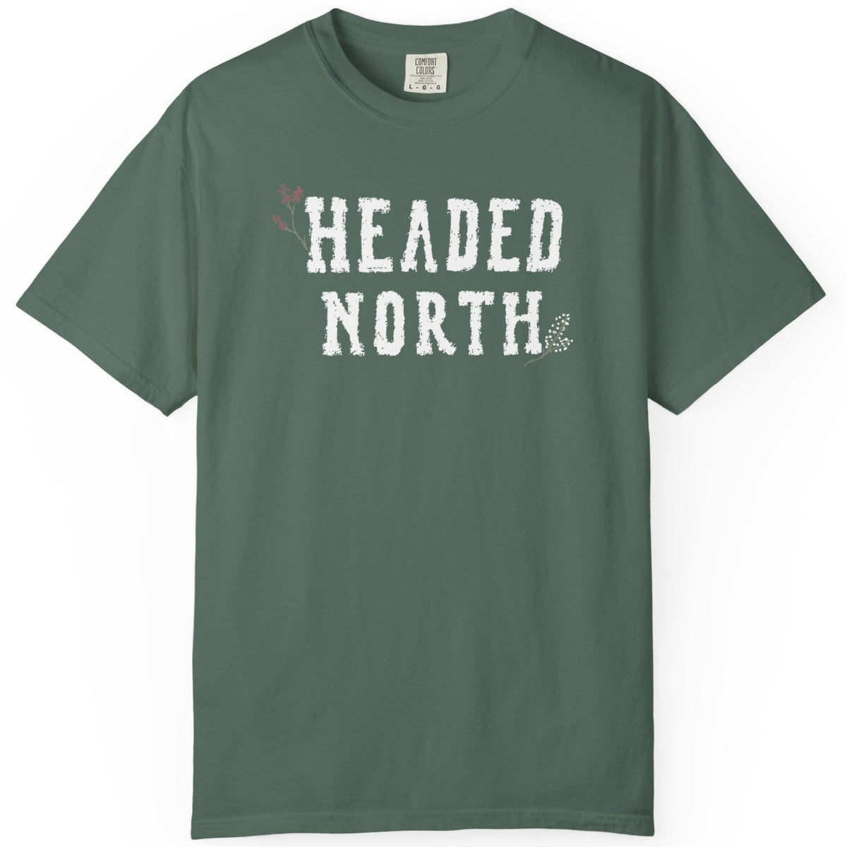Headed North Vintage Washed Blue Spruce T-Shirt