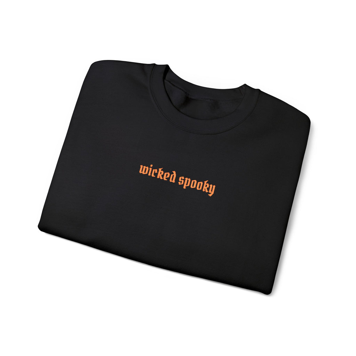 Wicked Spooky Black Crewneck Sweatshirt