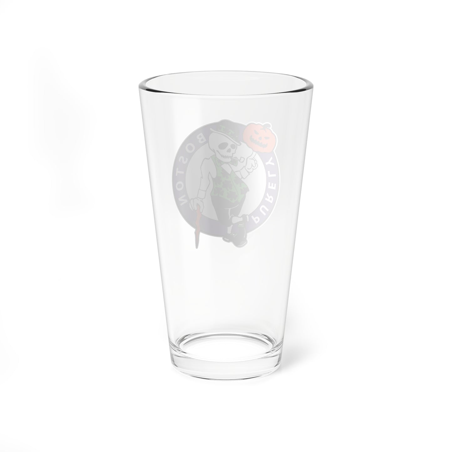 Purely Boston Haunted Hoops Pint Glass