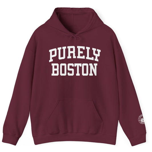 Purely Boston Classic Maroon Hoodie
