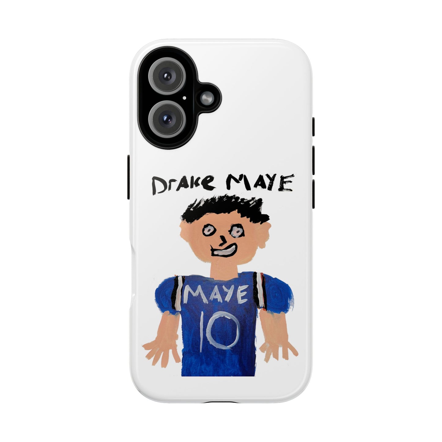 Drake Maye Painting Phone Case