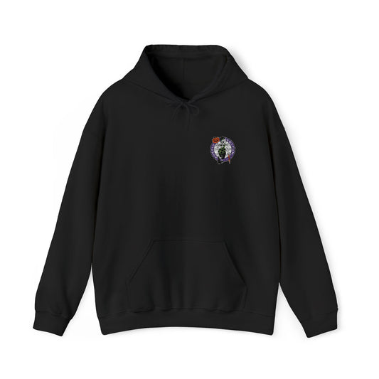 Purely Boston Haunted Hoops Embroidered Hoodie